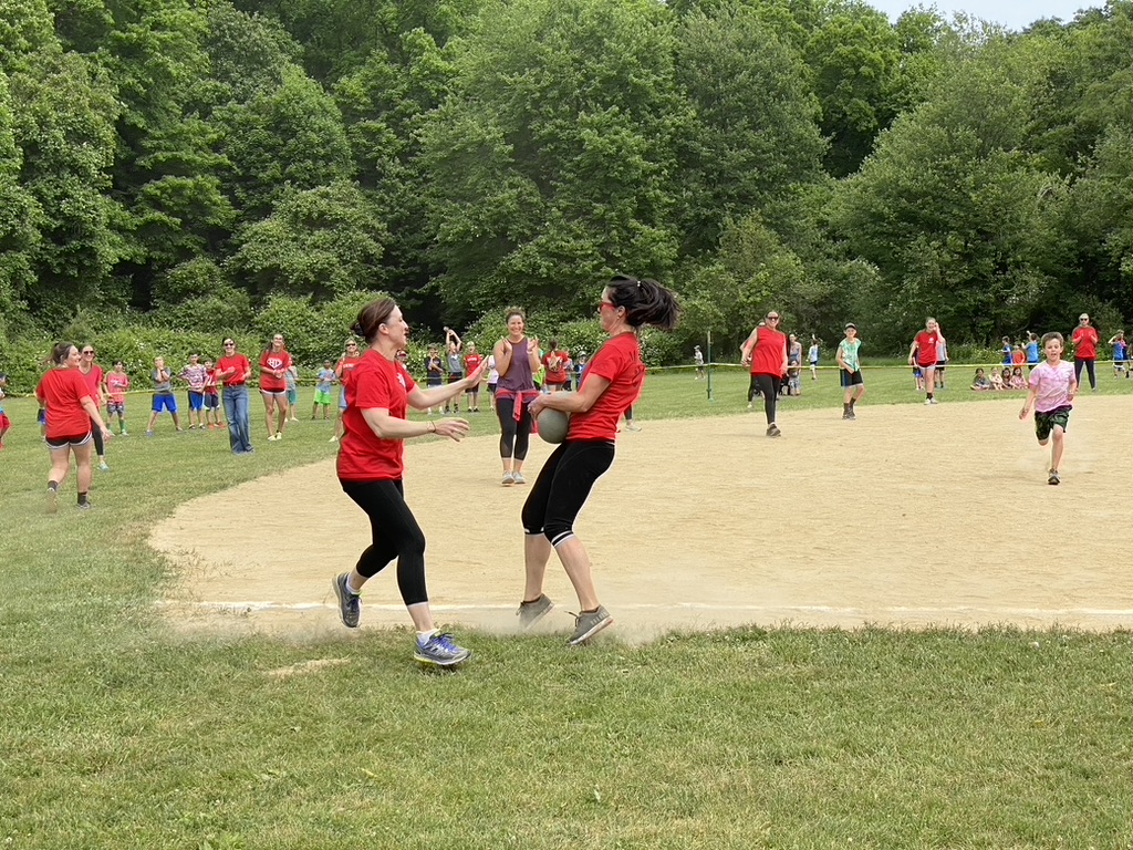 feshingham's tweet image. A fun afternoon of kickball- Grade 5 vs. the Foster faculty! Thanks Mr. Davidson for organizing this event.