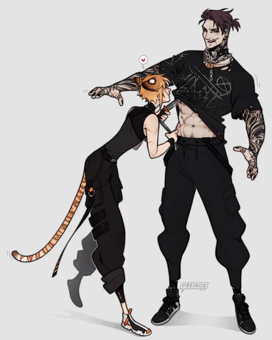 Taiga is just admiring his... t-shirt 😊

Thank you @FleshKitty for letting me borrow Aleksander~ 