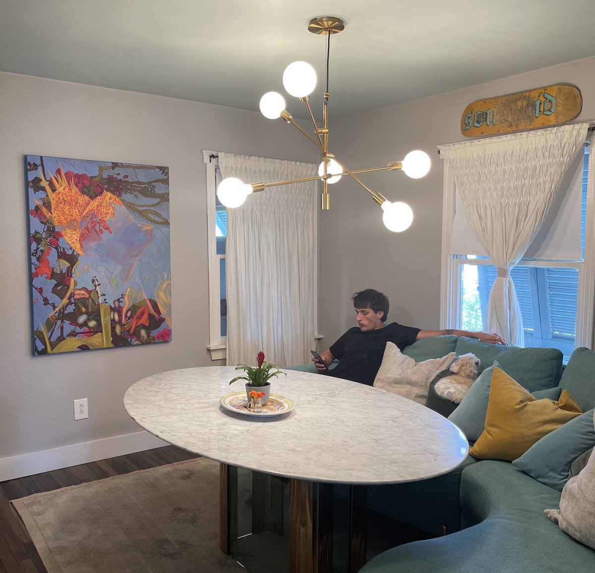 My paintings come in handy for home decor ;)