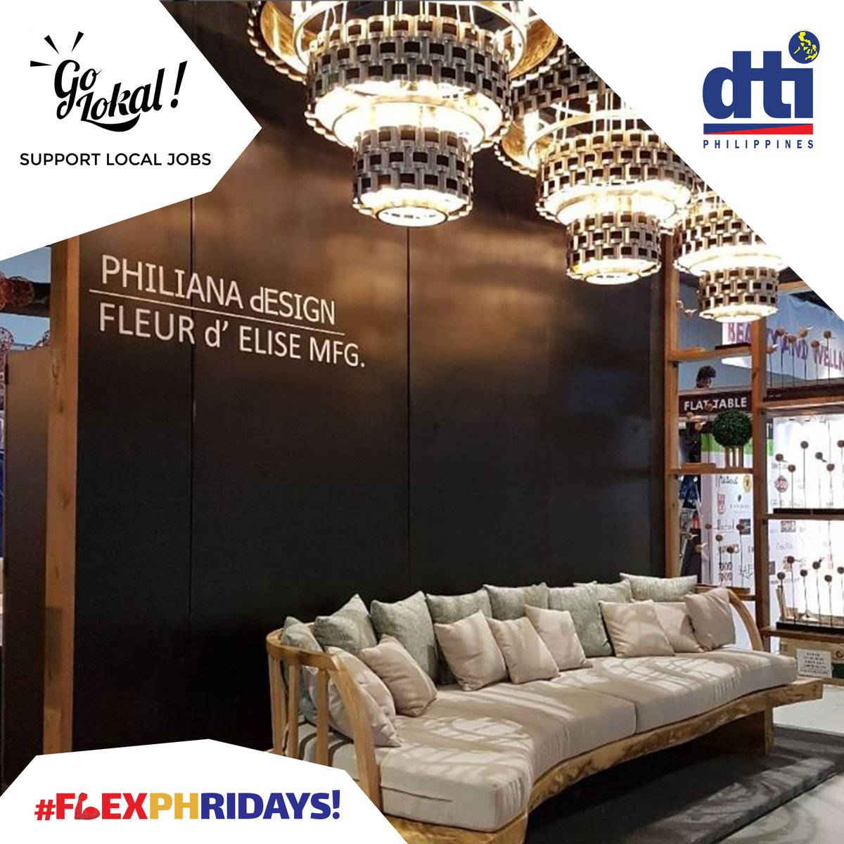 FlexPHridays's tweet photo. Philiana Design is the brainchild of husband-and-wife Philip and Gigi Repato. The upholstery and carved accents on their practical yet inspiring pieces are a tribute to the diverse furniture-making tradition of Pampanga. #FlexPHridays #DesignPhilippines #BuyLocalGoLokal https://t.co/9PkeLMSvnj