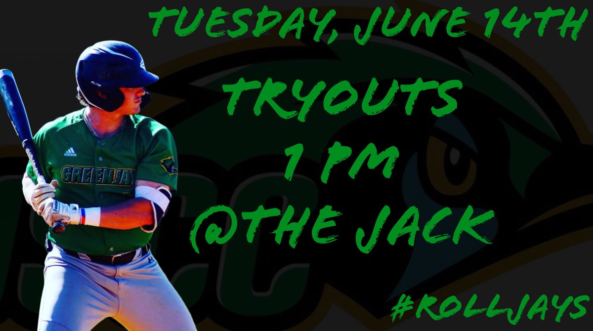 JSCC Baseball on Twitter "🚨TRYOUT UPDATE🚨 2022 HS grads & JUCO/4year