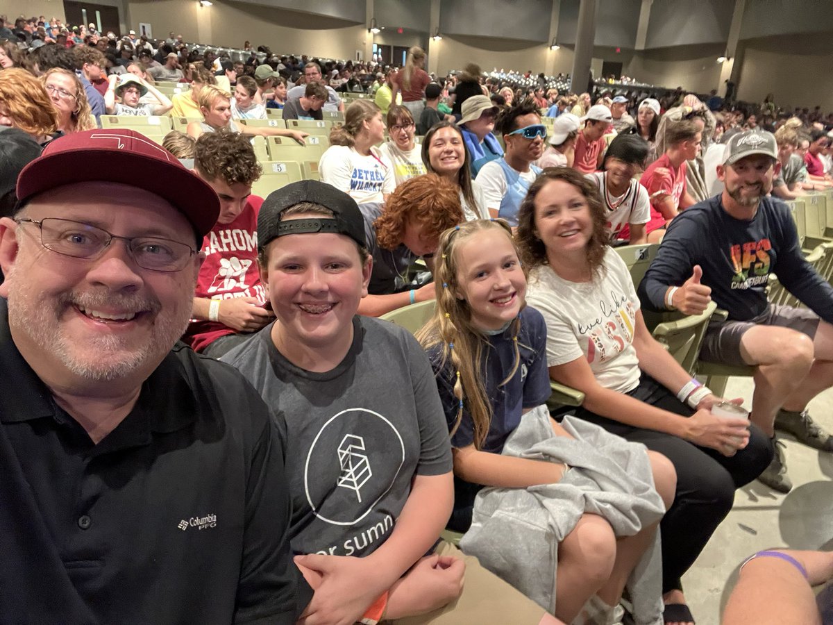 About to worship the Lord at @fallscreekok with 6000 students and sponsors! 
#NoPlaceLikeItOnEarth.