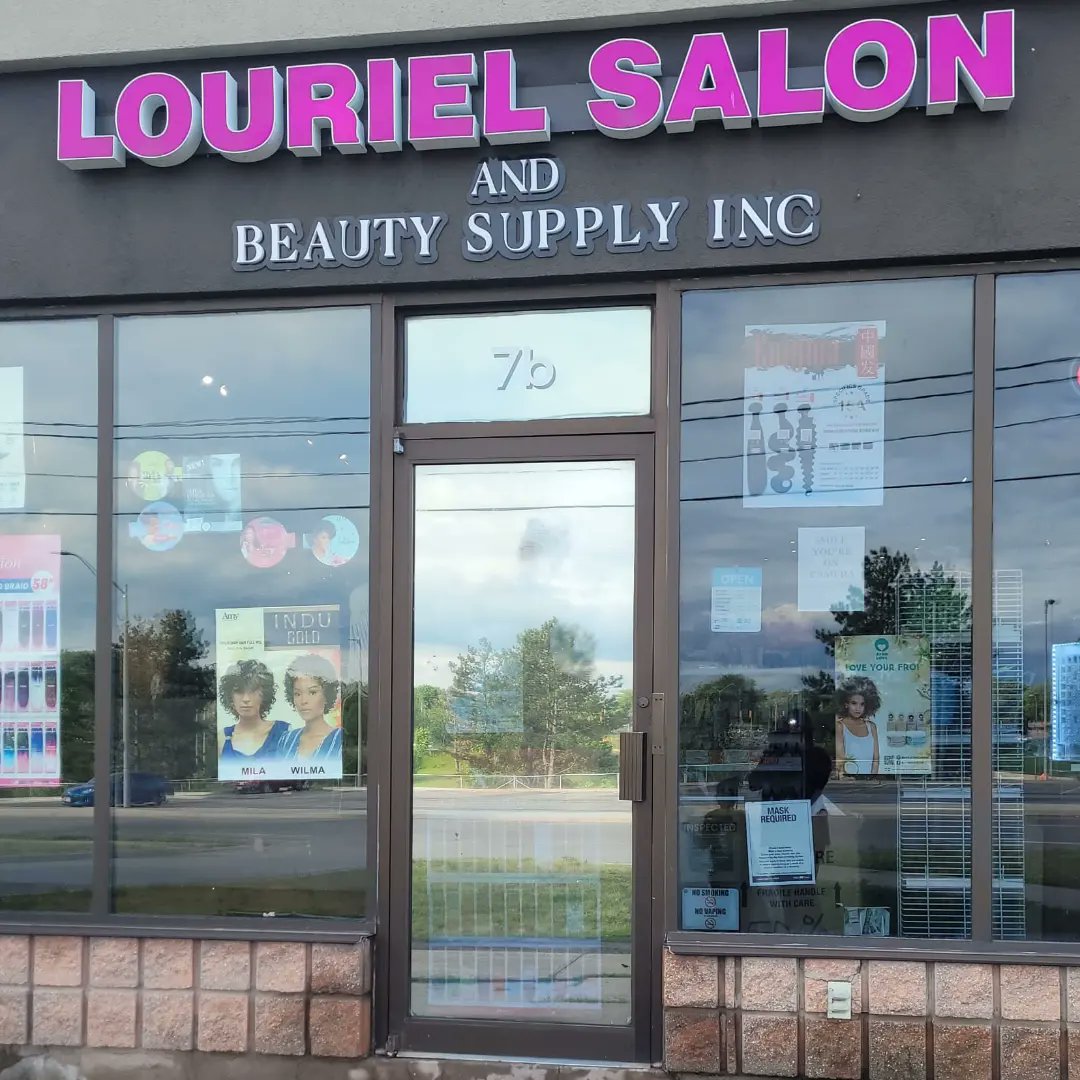 EmbraceErica's tweet photo. Excited to collaborate with another Black owned hair store in St.Catharines!  This is the second store in St.Catharines to host our bin! Thank you to Sando @LourielsalonB

If you're interested in donating to support our mission please visit this store and purchase some products! https://t.co/xxZs1MzRHp