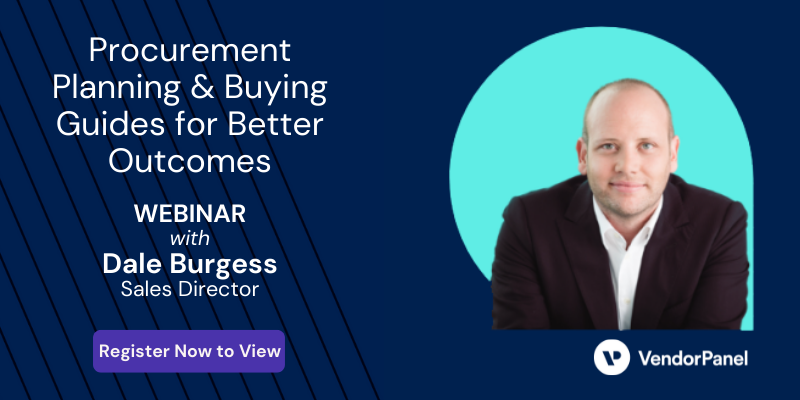 VendorPanel's tweet image. In this webinar with Dale Burgess, discover why solid planning is so vital for public sourcing and how our Policy Guide and Procurement Planning modules make the process much easier. hubs.li/Q01cKFrs0
