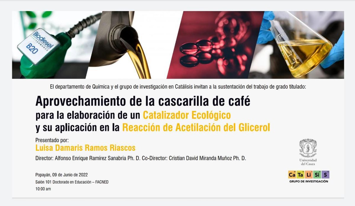 Cordialmente invitado(a)s #CaTaLiSiS_UniCauca