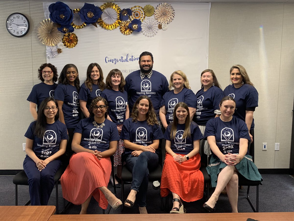 lbreadingrecov's tweet photo. What a great day! Long Beach Reading Recovery Class 2022
#readingrecoveryworks #followthechild #provepossible #rrcna #proudtobelbusd #marieclay https://t.co/QGnN86cLZQ