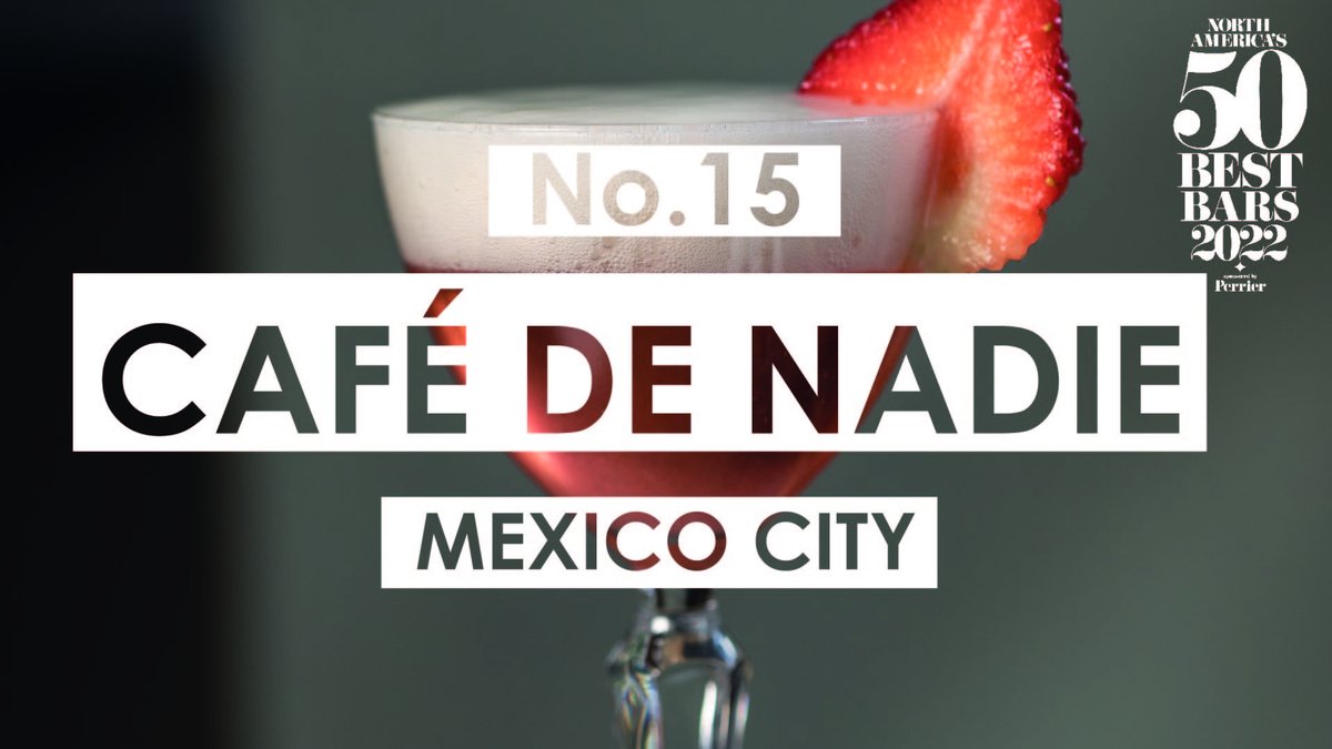 No.15 is Café de Nadie in #MexicoCity. When you a group of celebrated restaurant Pujol vets with vinyl aficionados and then adds a bar spoon of history, you capture lightning in a bottle. #NorthAmericas50BestBars