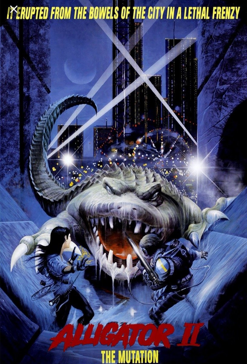 Brian6Goodnight's tweet photo. #NowWatching #Alligator2 with @omar_syrinx2112 #HorrorFam #HorrorCommunity #MutantFam https://t.co/C1ltpT64g0