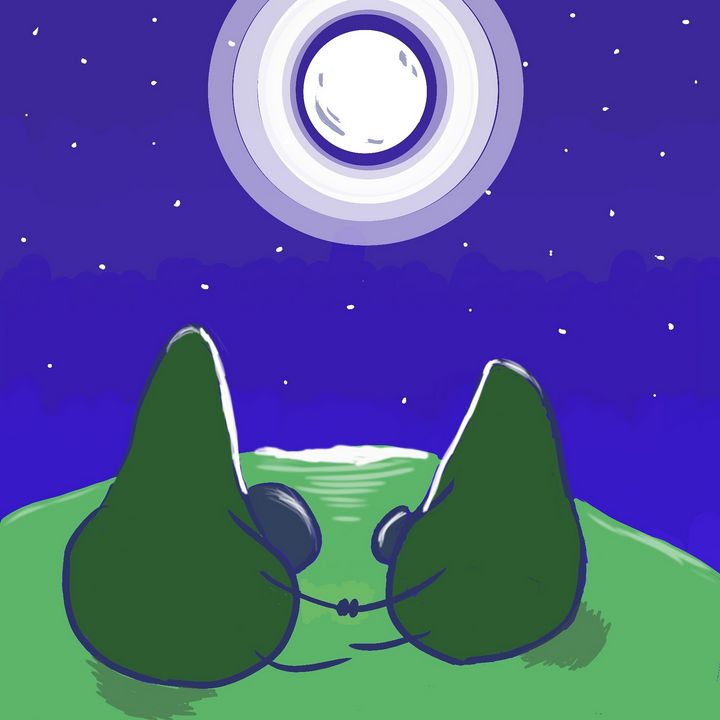 Featured Art of the Day: "I avocado you to the moon and back". Buy it at: ArtPal.com/TheAvocadosLan…