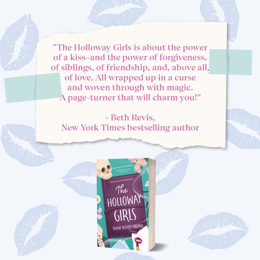 TallPoppyWriter's tweet photo. The kissing season is here! But when your kiss is good luck, the wrong kiss could change everything. #TallPoppyWriter @SBCrispell’s magical YA debut, THE HOLLOWAY GIRLS, is out today from @SourcebooksFire! https://t.co/4nqK4hCIag #22Debuts #TheHollowayGirls #firereads https://t.co/GOIlrkKsa0