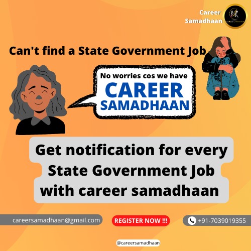 CareerSamadhaan's tweet photo. One of the primary reason of not landing a govt job is , you are looking for it in wrong places.
Join career samadhan and land a govt job by searching it in right place
#jobseekers #governmentjob #Bas5Minute #JobNotifications #jobalert #careersamadhaan https://t.co/GmWzMjhHVz