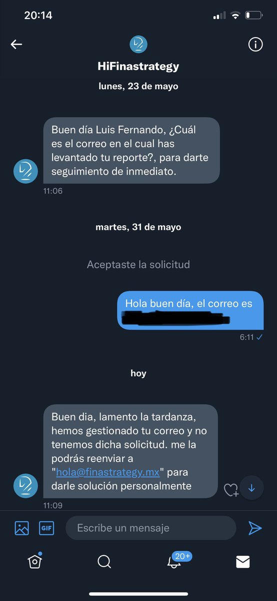 luisgonza86's tweet photo. @finastrategy @HiFinastrategy  corrobora tu base de datos con quien sea que te la haya vendido, yo no tengo porqué darte información personal. No soy a quien buscas DEJA DE ESTAR HOSTIGANDOME! @Profeco https://t.co/q1XwOdS3p6