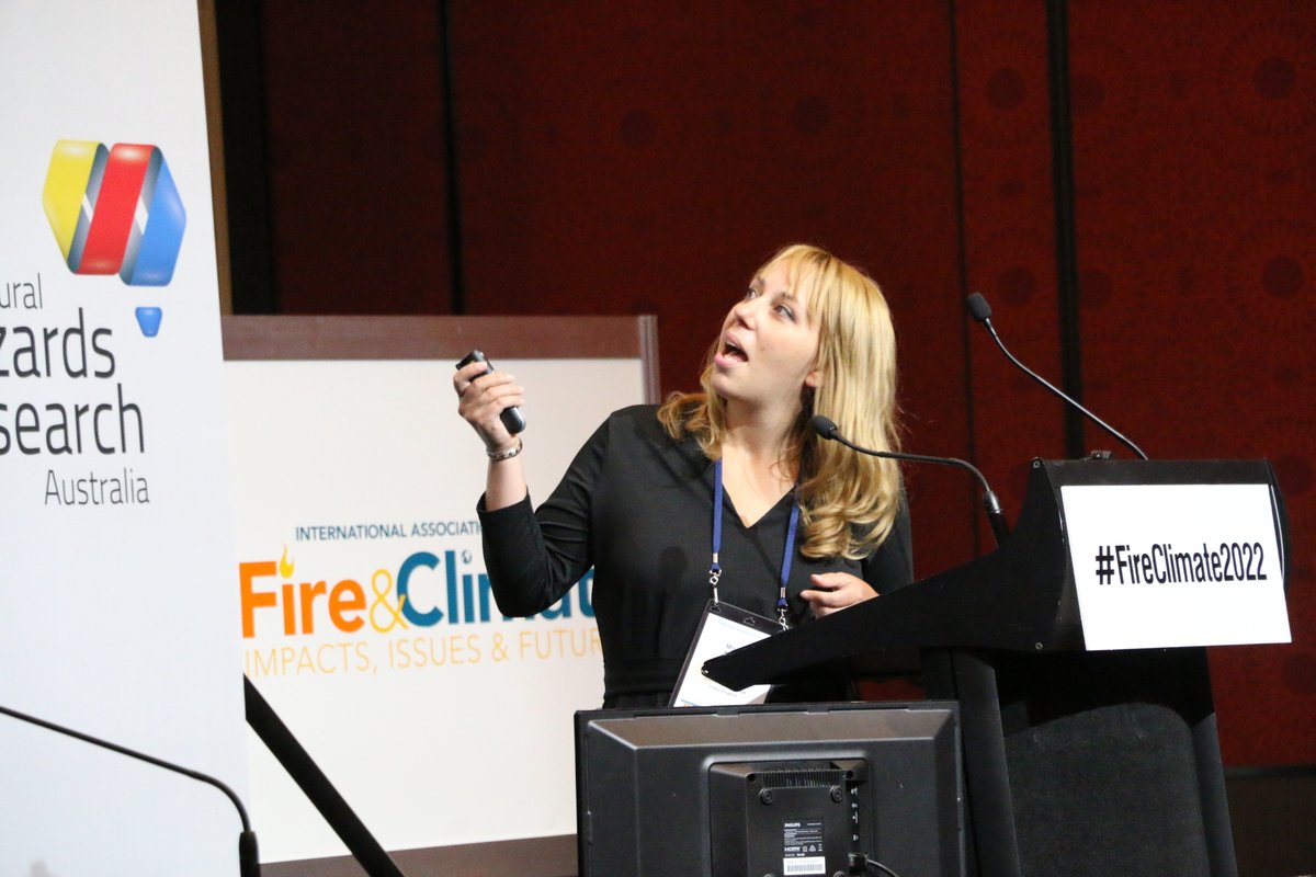 IAWF (@iawf) on Twitter photo Day 2 Stream 1 begins with discussions of Indigenous burning impacts on extreme fire. #FireClimate2022
Dr Michela Mariani <a href="/MarianiMichaela/">Dr. Michela Mariani🇪🇺</a> <a href="/UniofNottingham/">Uni of Nottingham #WeAreUoN</a> kicks off, sharing her work on how the disruption of cultural burning lead to unprecedented bushfire during #BlackSummer. Day 2 Stream 1 begins with discussions of Indigenous burning impacts on extreme fire. #FireClimate2022
Dr Michela Mariani <a href="/MarianiMichaela/">Dr. Michela Mariani🇪🇺</a> <a href="/UniofNottingham/">Uni of Nottingham #WeAreUoN</a> kicks off, sharing her work on how the disruption of cultural burning lead to unprecedented bushfire during #BlackSummer.