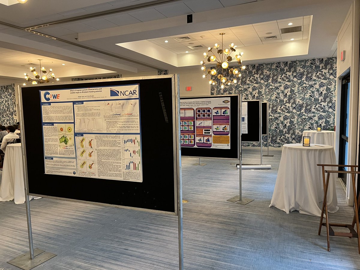 shrcc_'s tweet photo. 2nd day of symposium on hurricane risk in a changing climate. Great mix of talks, posters, and discussions! @MS_Amlin, @RMS, @USouthFlorida, @theAAG, @UMSoC https://t.co/vqjPtTXMN7