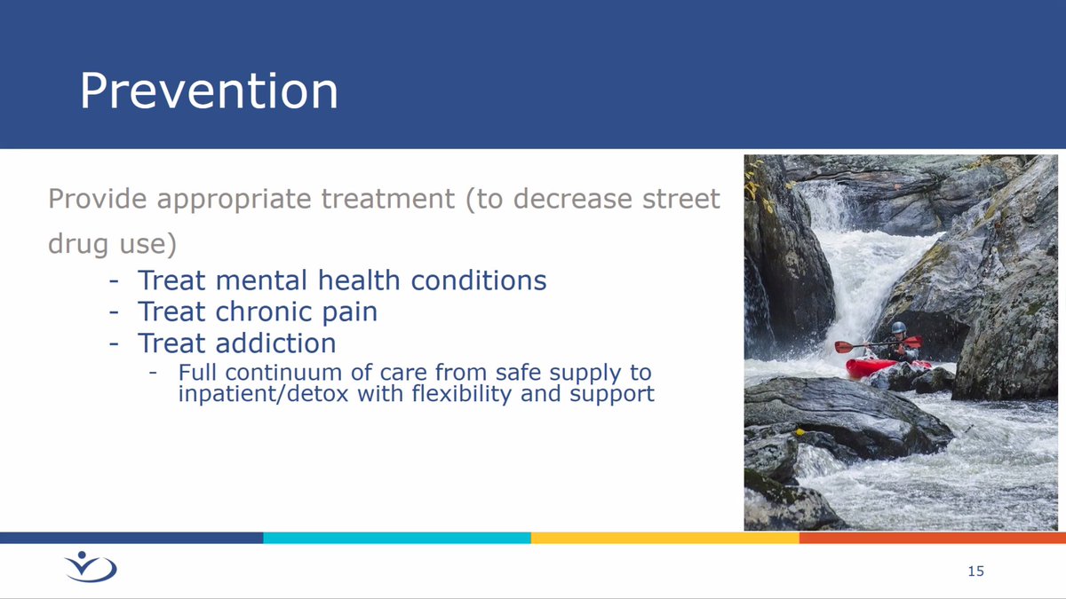 bccfe's tweet photo. While #BOOSTqi approaches many of the downstream effects of #OUD and the continuum of substance use care, Dr. Fenton pressed that the healthcare system needs to equally look upstream to address the preventative reasons why people use substances. https://t.co/Eg0utyB7n5