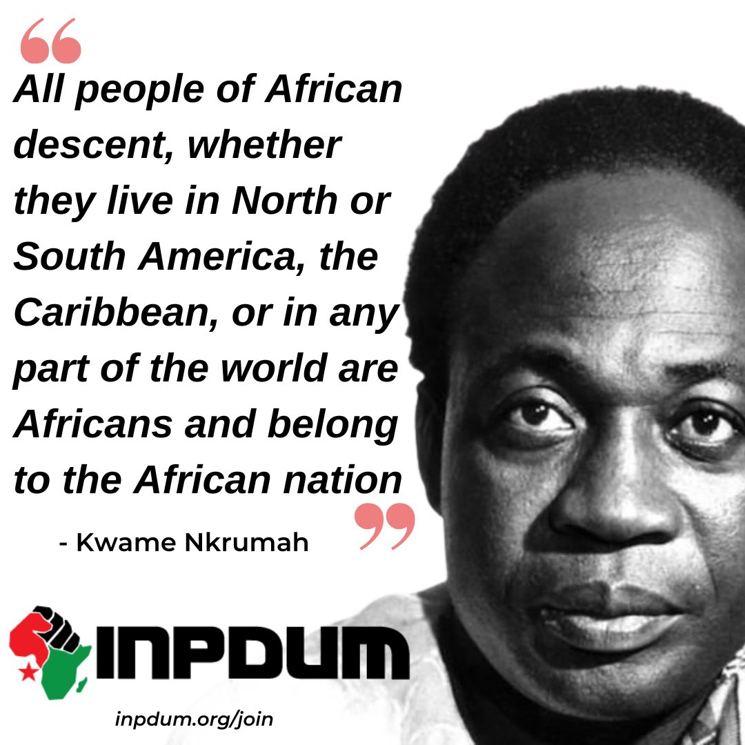 _InPDUM's tweet photo. Uhuru Comrades, friends & supporters! Tweeting #KwameNkrumah is good but continuing his #OneAfricanOneNation work is most important. Join https://t.co/2TiEwE0l88 today. ✊🏿❤️🖤💚✊🏿 We’re about that action, we’re doing that work of uniting our people.
Uhuru! https://t.co/K7B7N5S3AQ