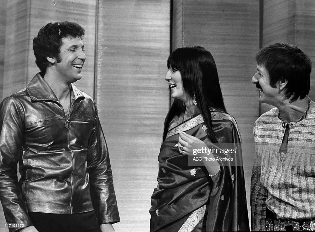 Happy Birthday to Tom Jones!! He s seen here with Cher and Sonny. Epic photo! 