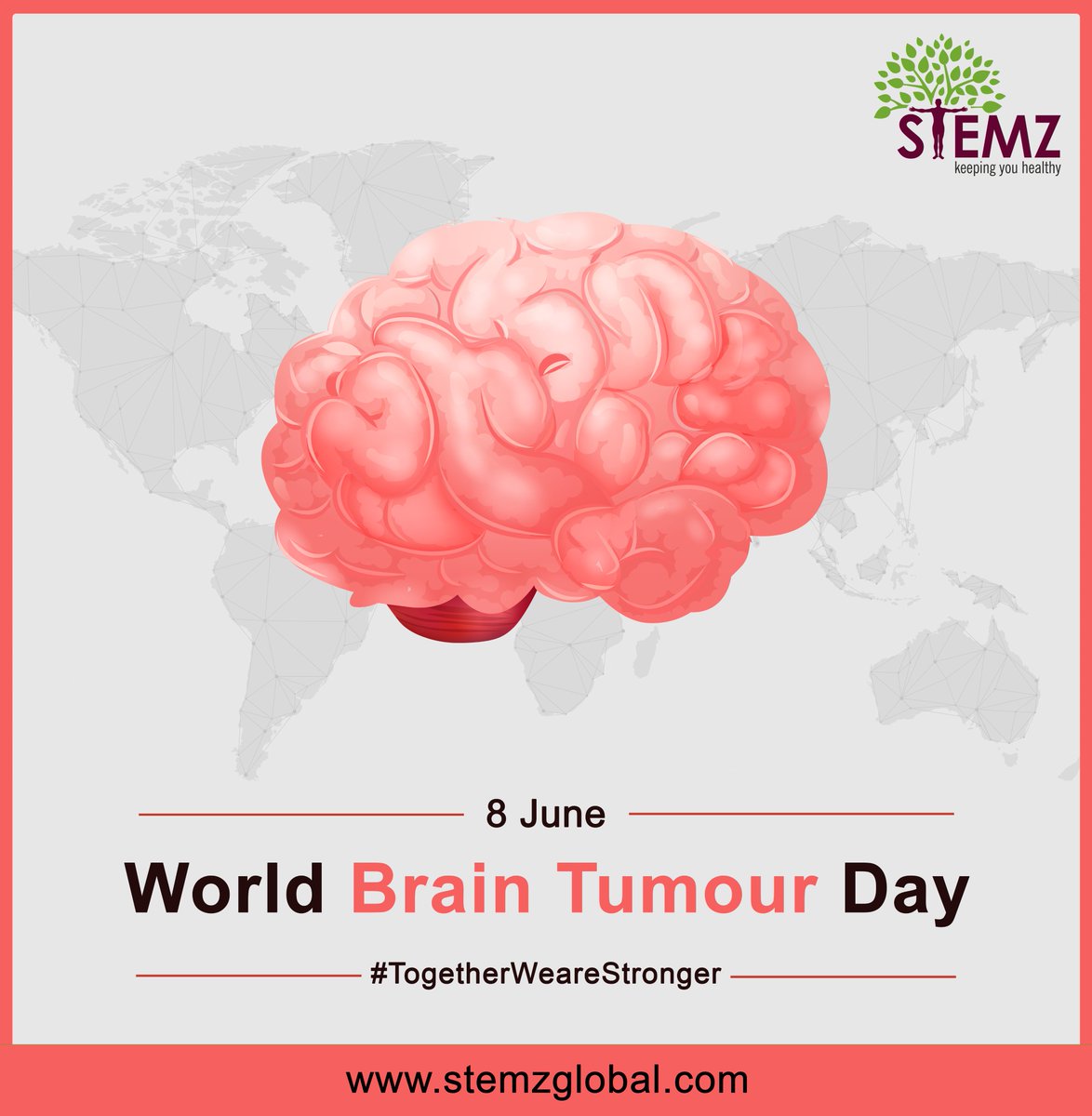 StemzGlobal's tweet photo. Early detection, timely treatment, and adequate follow-up treatment course play a vital role in brain tumours.

This #WorldBrainTumourDay, let’s spread the awareness on brain tumours.

#WondersOfMeditation #WednesdayMotivation https://t.co/crd8lZEFdG