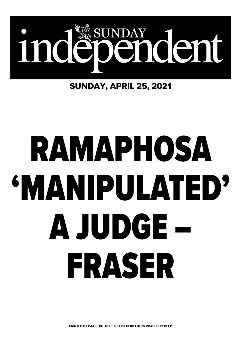 themankhosi's tweet photo. Cyril Ramaphosa MANUPULATED Judges....Really....

Mr Arthur Fraser is still having more to open up for South Africa. https://t.co/tSA2hm1Tdq