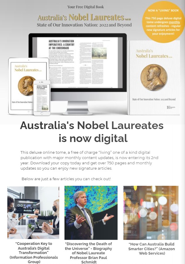 Australia's Nobel Laureates III State of Our Innovation Nation