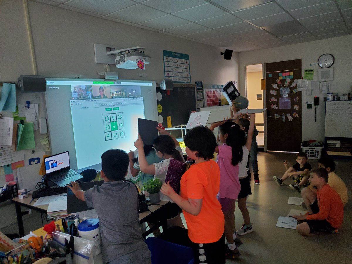 2ndViola's tweet photo. Playing Math Jeopardy live with Greg Tang. Kids vs. Adults, KIDS WIN! @2ndViola @ViolaAchieves @ https://t.co/hJ4HWbzG3y