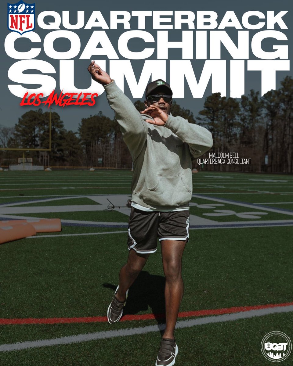 Malcolm Bell (@mdotbell_) on Twitter photo Words really can’t describe the feeling‼️
For the 2nd year in a row — I’ve been blessed to receive an invite to the <a href="/NFL/">NFL</a> Quarterback Coaching Summit. 
This year’s event will take place in Los Angeles later in June. Words really can’t describe the feeling‼️
For the 2nd year in a row — I’ve been blessed to receive an invite to the <a href="/NFL/">NFL</a> Quarterback Coaching Summit. 
This year’s event will take place in Los Angeles later in June.