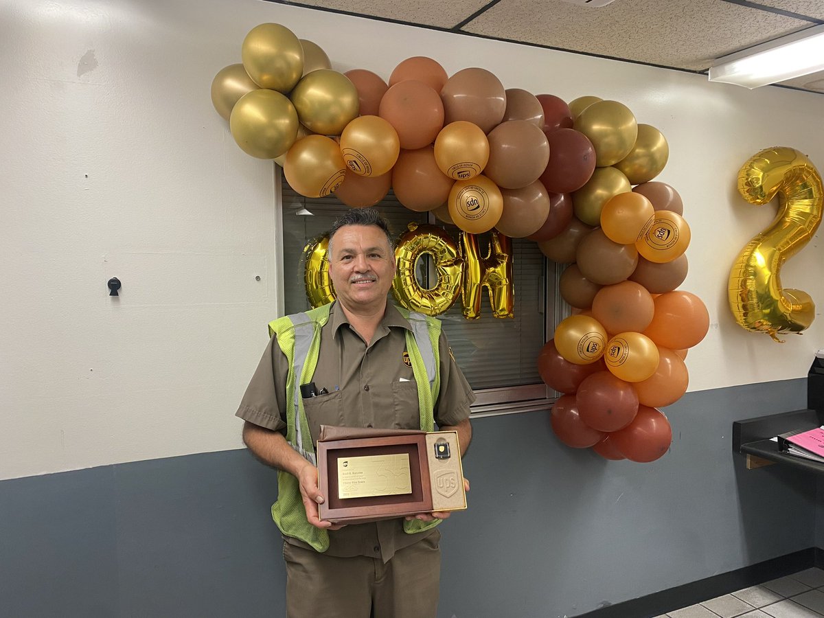 35 years of service! Thank you Barcena!
