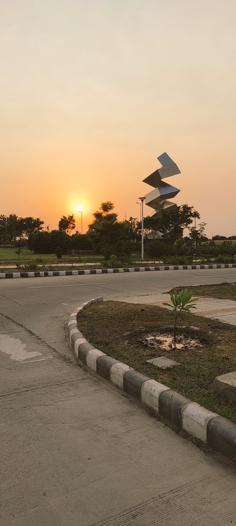 DPSingh2809's tweet image. Sunset at @iitrpr was mesmerizing while we celebrated #environmentday2022