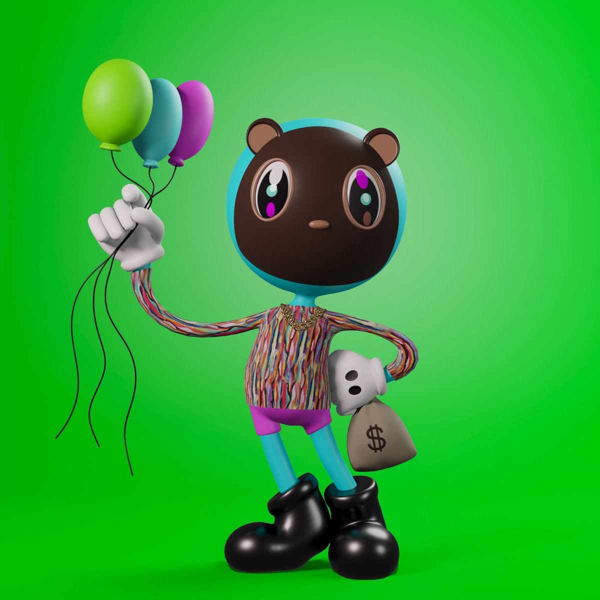 MASK UP!! 🎭

“Notorious” Coogi wit da Bling!! 

#NFTCommunity #NFT