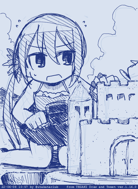 今日は砂遊びには寒い日なんだけど、な慣らし運転rkgkNo,068 