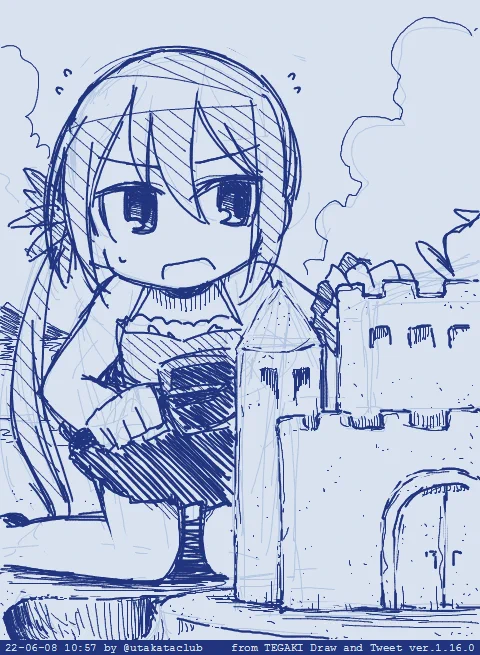 今日は砂遊びには寒い日なんだけど、な慣らし運転rkgkNo,068 