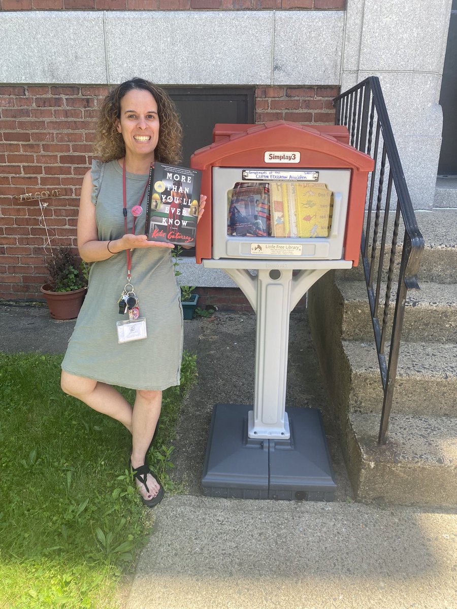CEA_PrideFAST's tweet photo. Our Free Little Library @CliftonSchool12 was selected to receive 2 copies of June’s @GMA Book Club! 
@littlefreelibrary
@katiegutierrezwriter
@williammorrowbooks @NJEA @CliftonTeachers https://t.co/bmDvYIMY8A