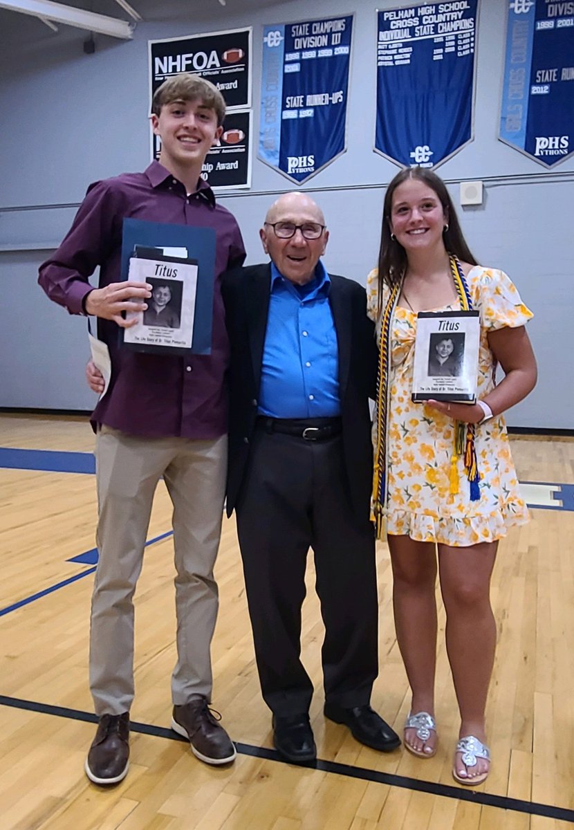 MsmeadP's tweet photo. Congratulations Reese and Jake. Thank you Dr. Plomaritis. #PythonPride #pelhamproud #Classof2022 #titus https://t.co/St3GVDRr6U