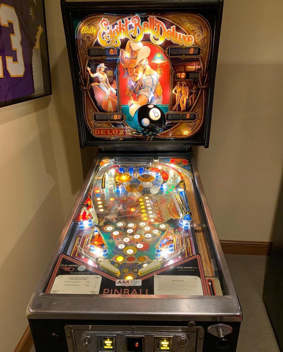 ThePinScientist's tweet photo. Before and after LED installation on an Eight Ball Deluxe (Bally) that I worked on for a client. She’s perdy. 🤩

https://t.co/YCKwAa00I0 

#Pinball
#PinballRepair
#PinballRestorations
#PinballCollector
#Gameroom
#SolidStatePinball
#SolidState
#Restoration
#FixingIt
#Hobby https://t.co/RoJ7YauZ1q