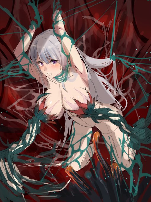 植物を意識しすぎて安易に緑色を使うとなんかクリスマスみたいだなあ。どうにかしたい
ちなみにこれはスターオーシャンの刻星のティカです。 