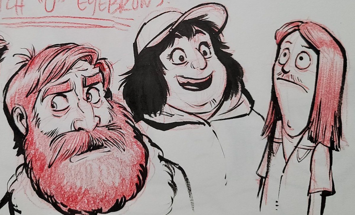 erin_humiston's tweet photo. More #theGreatNorth drawings from my work meetings.
#beef #beeftobin #londra #ham #hamtobin #sketch #drawing #redpencil #ink #inkbrush #cartoon https://t.co/0VAzoGmUnU