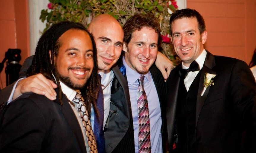 cliffbeachmusic's tweet photo. Pic of me with my first band, the Moon Crickets, at our last reunion ten years ago! #throwbackthursday #mooncrickets https://t.co/MqhwiOTI4w