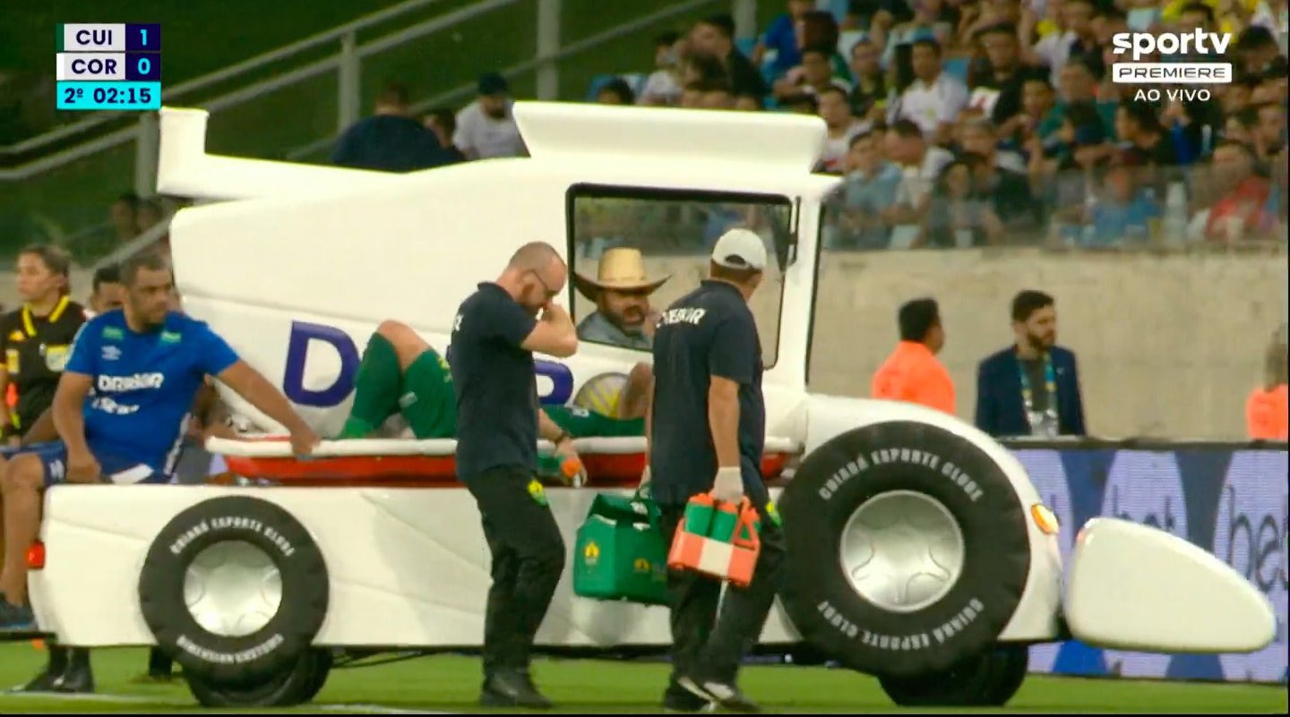 Pantanal? Carrinho de maca rouba a cena em Cuiabá e Corinthians