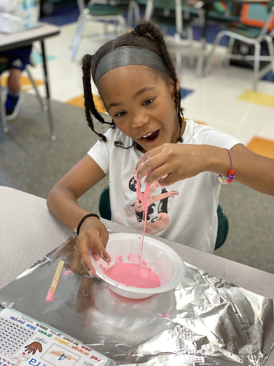 1stGradeColeman's tweet photo. STEM day was a success! Slime, magic milk and finished the day with minute to win it games! 3 more days of first grade! https://t.co/1ECYRavwKu