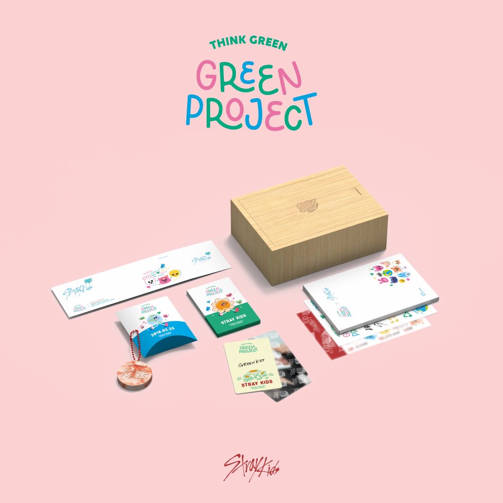 Introducing JYP SHOP's GREEN PROJECT with Stray Kids @Stray_Kids