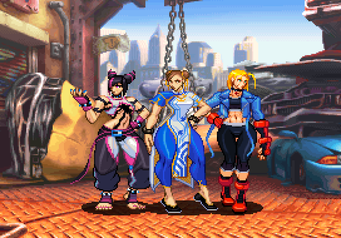 KdeKercy's tweet photo. Almost 40k likes between these three beautiful girls, thank you very much for your support! here are in all their glory, can't wait to play SF6 🥰 https://t.co/I9D0TrisYA