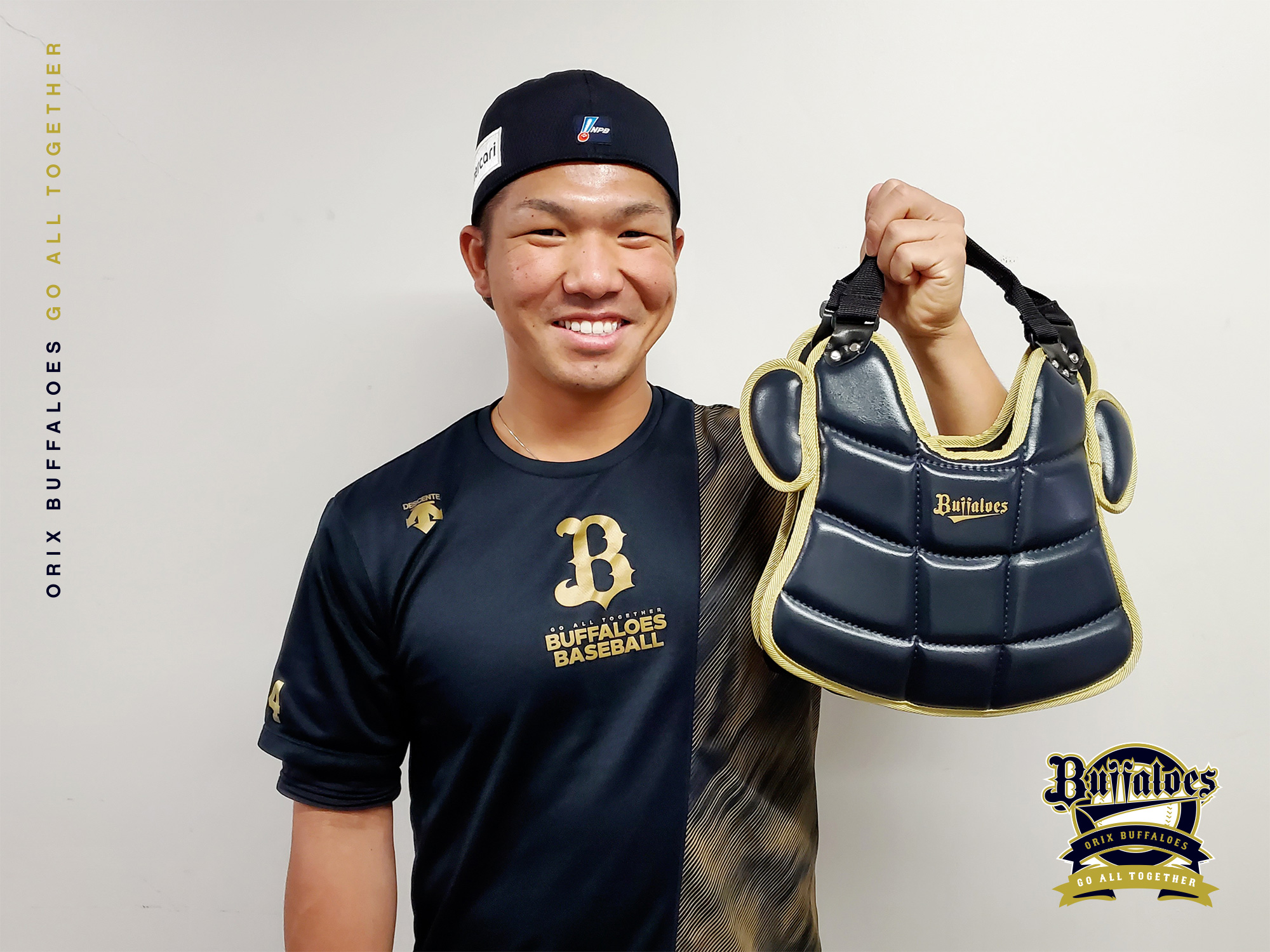 正規販売店】 オリックスバファローズ 頓宮裕真 実使用キャップ