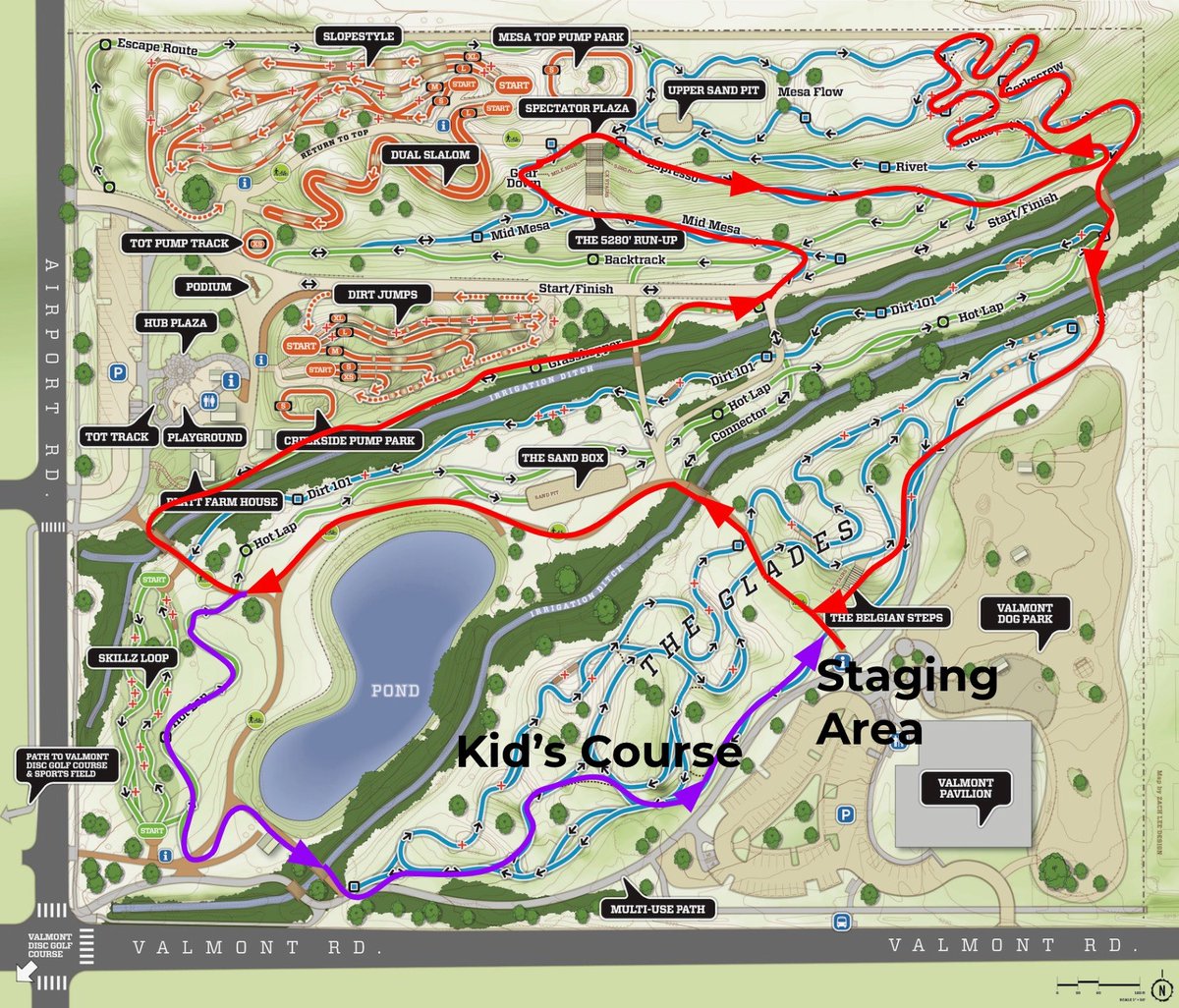 Short Track course map for tomorrow Wednesday June 8. Everyone is invite for some good ol' grassroots racing! boulderjuniorcycling.org/short-track/