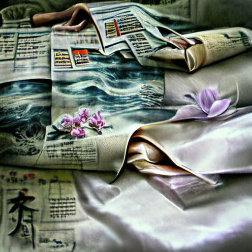 O_T_Human's tweet photo. Theme a calm so deep newspaper or silk clothes (#H2H2) #art #artist #artwork #nft #nfts #nftcollector https://t.co/W9rmOUp7FE