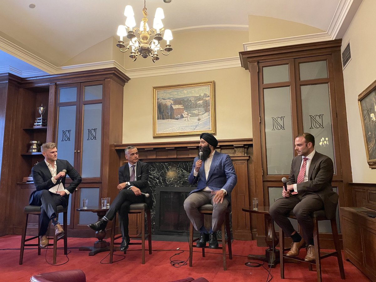 An absolutely wonderful evening hosting our ⁦⁦@upstream_group⁩'s Election 43 Debrief with ⁦@robertbenzie⁩, ⁦@PrabSarkaria⁩ and ⁦@mtmdiamond⁩ #onpoli