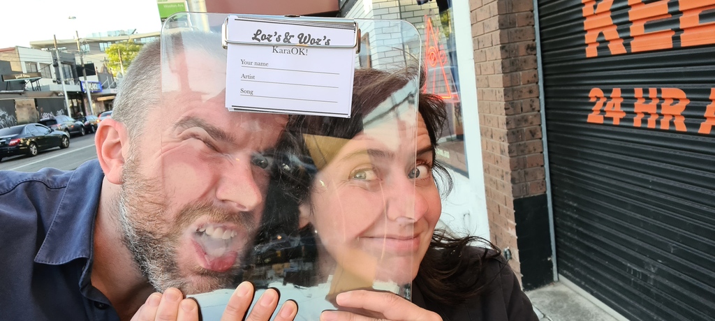 Tomorrow night at @cafegummo_bar in Thornbury! Loz's n Woz's karaoke! Arrive 8pm for 8.30pm start :)