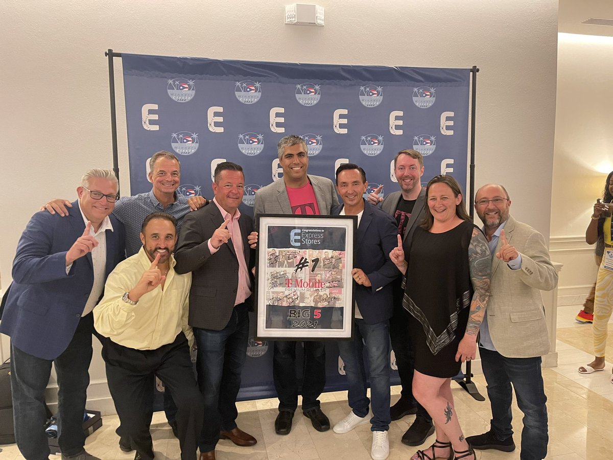 Carlos Morais (@cmorais80) on Twitter photo What an amazing day with <a href="/ExpStores/">Express Stores, LLC</a> celebrating their #Winnerscircle. Had to close out the awards night presenting them with our 2021 <a href="/TMobile/">T-Mobile</a> TPR BIG 5 Dealer of the Year!!!!! <a href="/codybwelker/">Cody Welker</a> <a href="/TracyNolan_/">Tracy E. Nolan</a> <a href="/JonFreier/">Jon Freier</a> <a href="/DustinWKaufman/">Dustin Kaufman</a> <a href="/RyanWarnerEXP/">Ryan Warner</a> What an amazing day with <a href="/ExpStores/">Express Stores, LLC</a> celebrating their #Winnerscircle. Had to close out the awards night presenting them with our 2021 <a href="/TMobile/">T-Mobile</a> TPR BIG 5 Dealer of the Year!!!!! <a href="/codybwelker/">Cody Welker</a> <a href="/TracyNolan_/">Tracy E. Nolan</a> <a href="/JonFreier/">Jon Freier</a> <a href="/DustinWKaufman/">Dustin Kaufman</a> <a href="/RyanWarnerEXP/">Ryan Warner</a>