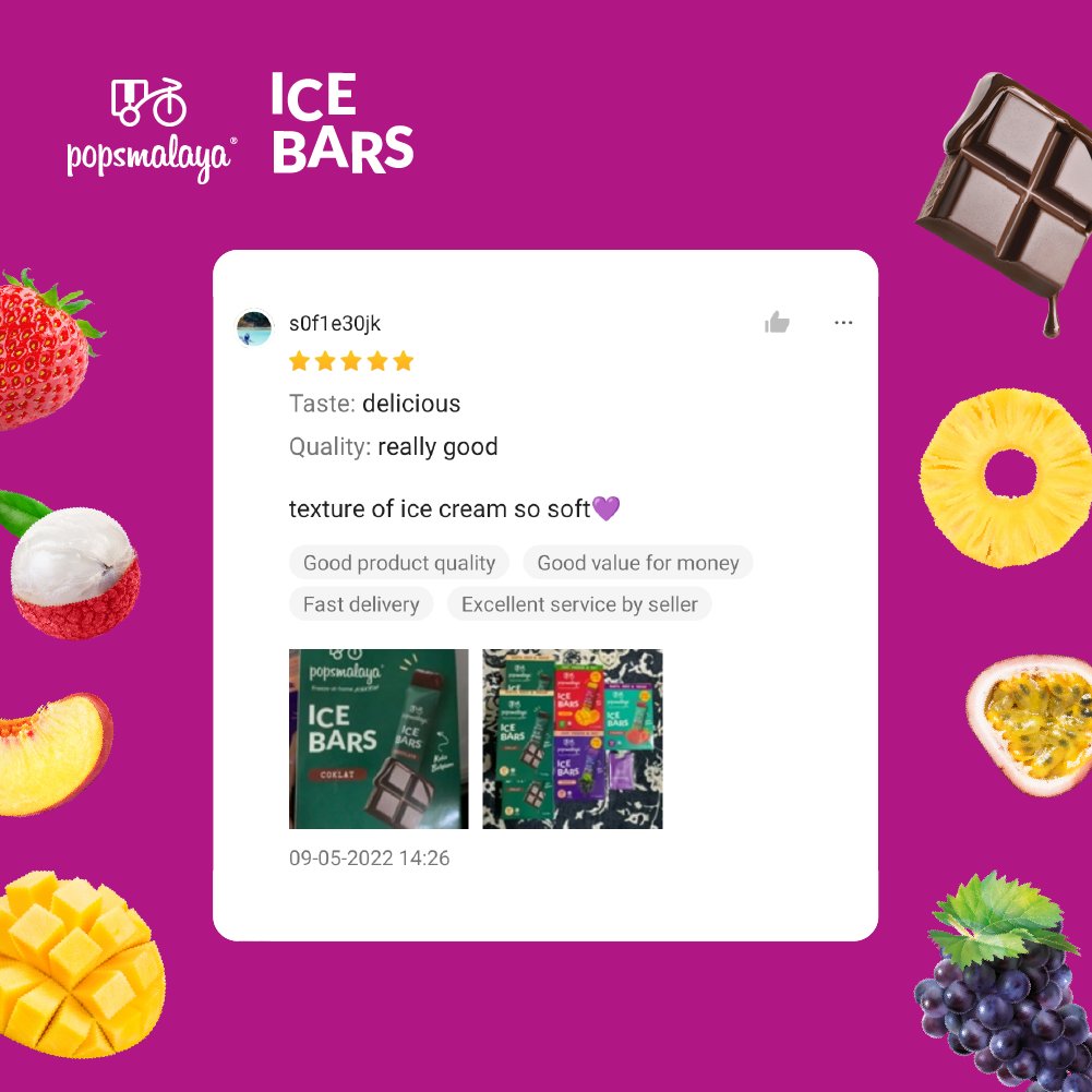 PopsMalaya's tweet photo. Seronok bila kita dapat feedback positif macam ni. Ice Bars dah beri kegembiraan dan keceriaan pada famili. Anak suka ibu pasti setuju! ❤️

Order online je senang tau! Aiskrim boleh pos satu Malaysia 😍

#aiskrim #AiskrimMalaysia #aiskrimbuah #popsmalaya #icebars #dessert https://t.co/czOQtE8pBD