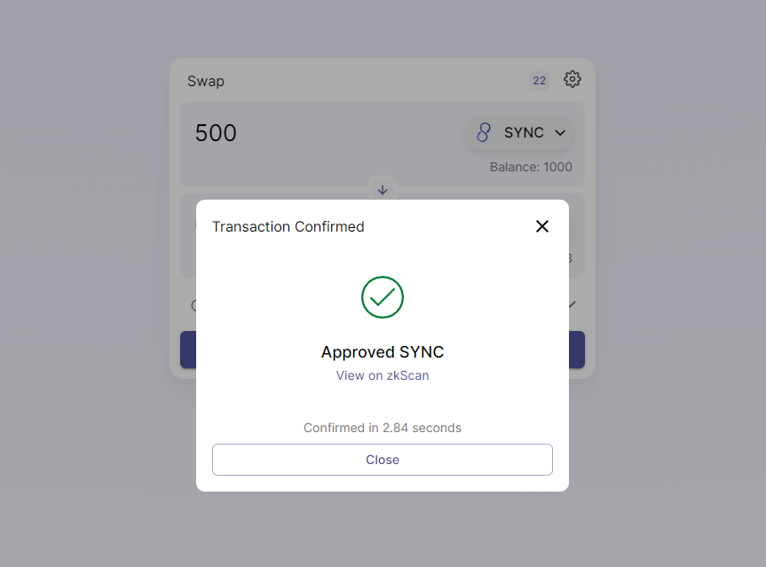 #L222 #zkSync #Layer2 #ZKRollup #testnet #Ethereum #DeFi 
Join discord: discord.com/invite/6zy2c9Y…