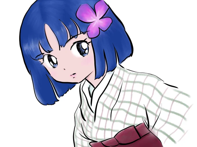 ipadクリスタのチュートリアルを
初めてきちんと読んでイラスト描いてみた
くたびれたー
透明な市松模様のあたりから
理解が追いつかないからもうスルー 